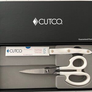 Cutco Trimming Knife & Scissor Set - White Pearl